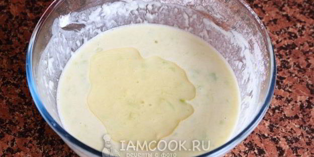 сладкие кабачковые блинчики