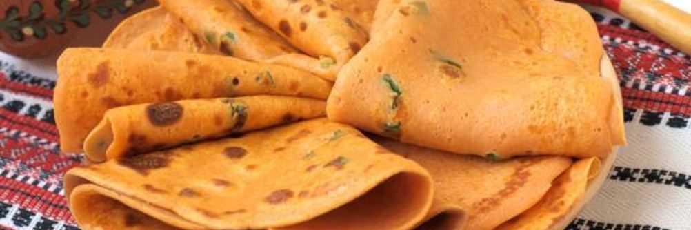 Томатные блинчики