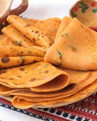 Томатные блинчики