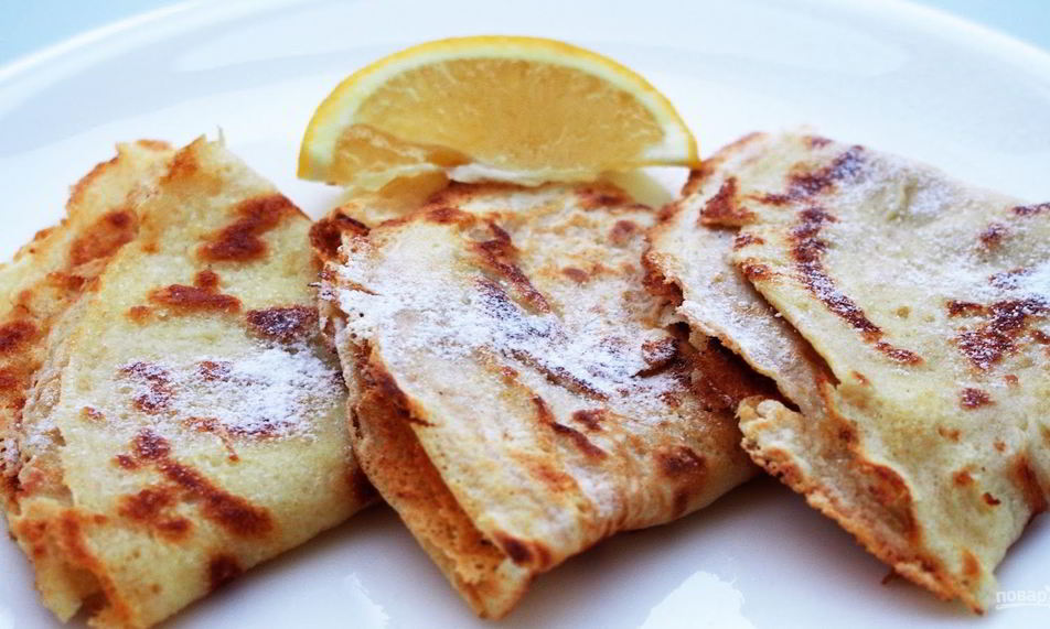 Рецепт тоненьких блинов на молоке