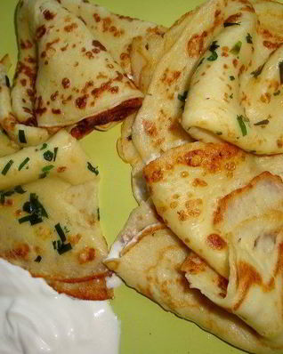 Тонкие картофельные блины