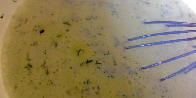 творожные блины с зеленью