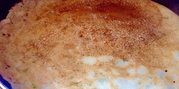 творожные блины с зеленью