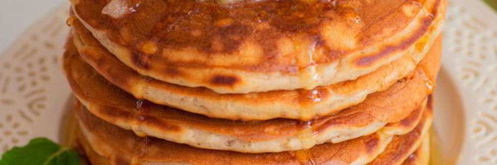 Яблочные панкейки