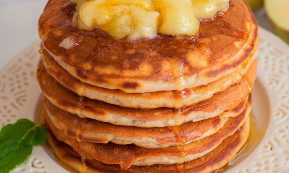 Рецепт яблочных панкейков
