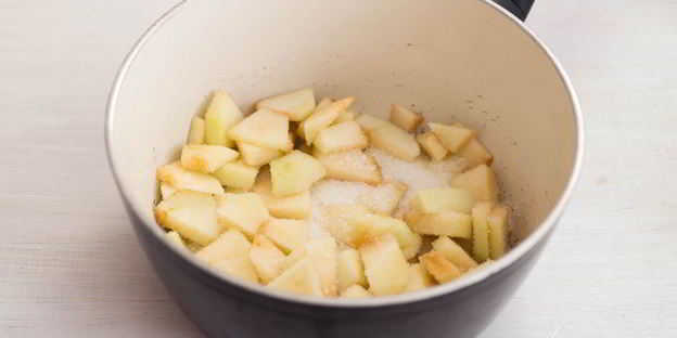 яблочные панкейки