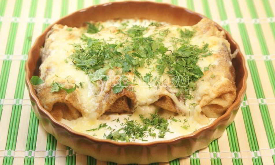 Рецепт запеченных блинов