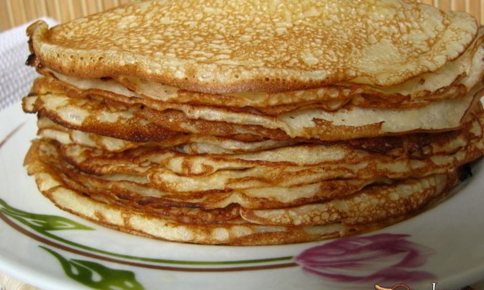 Рецепт заварных блинчиков на сладком йогурте