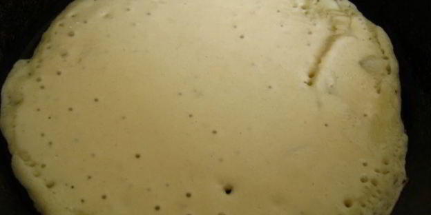 заварные блинчики на сладком йогурте