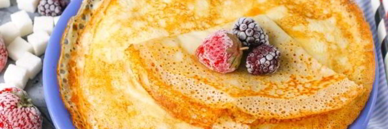 Заварные блины на молоке и на кипятке