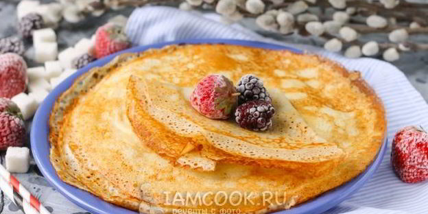 заварные блины на молоке и на кипятке