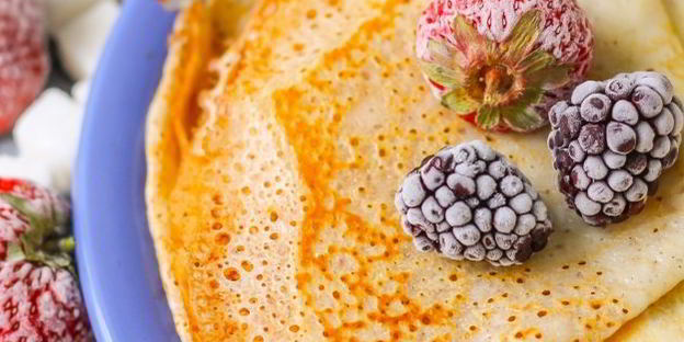 заварные блины на молоке и на кипятке