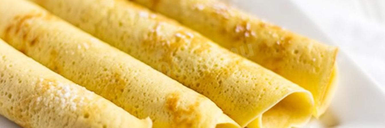 Заварные блины с дырочками