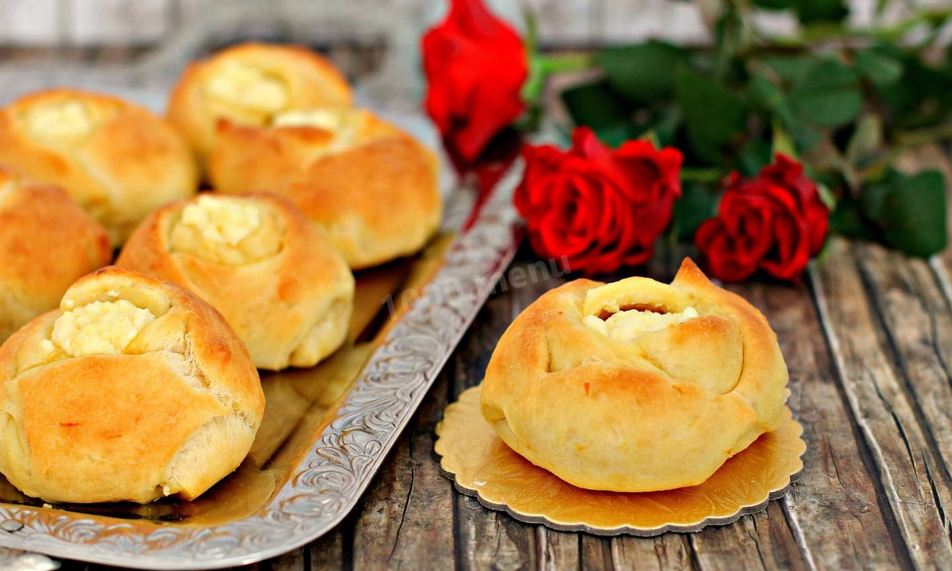 Рецепт булочек розочки из дрожжевого теста