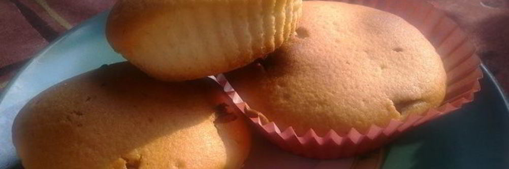 Булочки с черникой и шоколадом