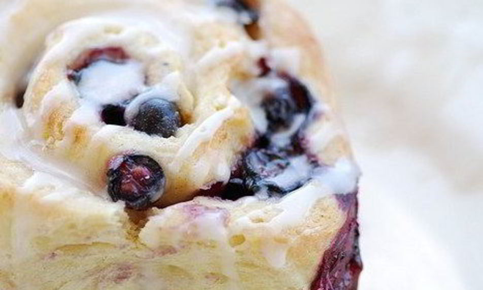 Рецепт булочек с черникой