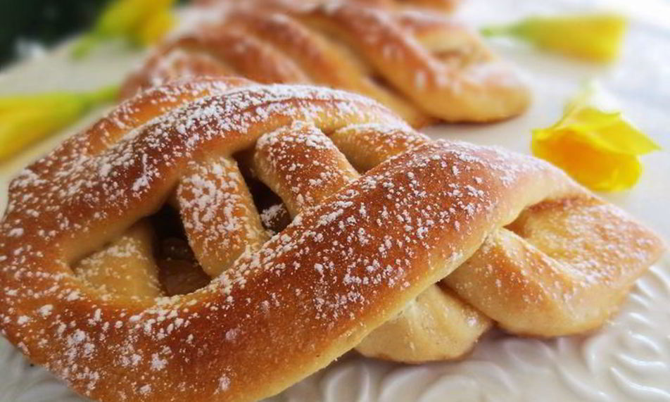 Рецепт булочек с грушевой начинкой