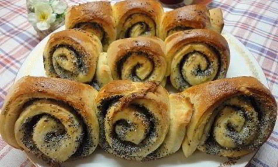 Рецепт булочек с маком