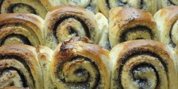 булочки с маком