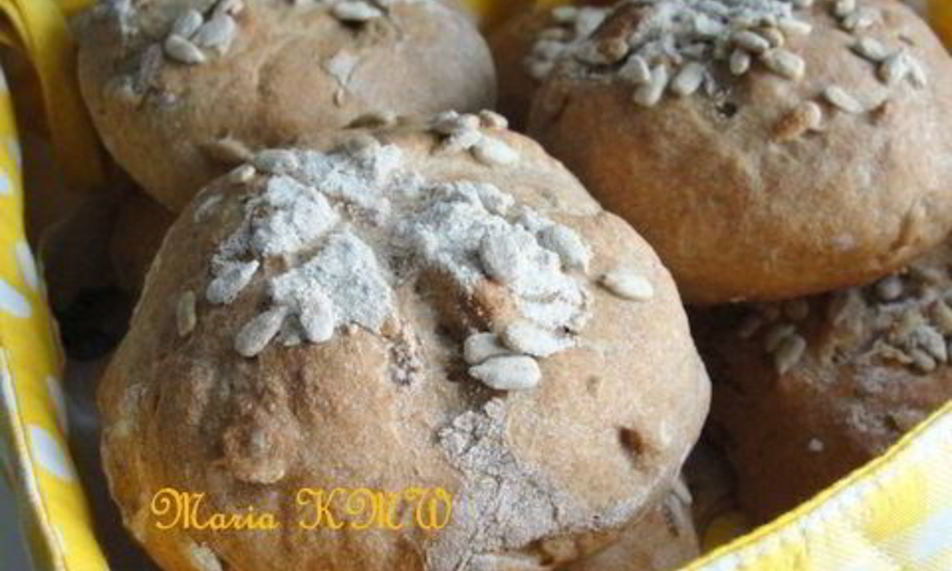 Рецепт булочек с семечками подсолнуха