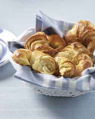 Круассаны с шоколадом