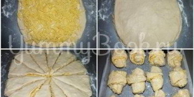 сырные круассаны