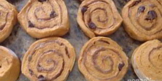 тыквенно-шоколадные булочки