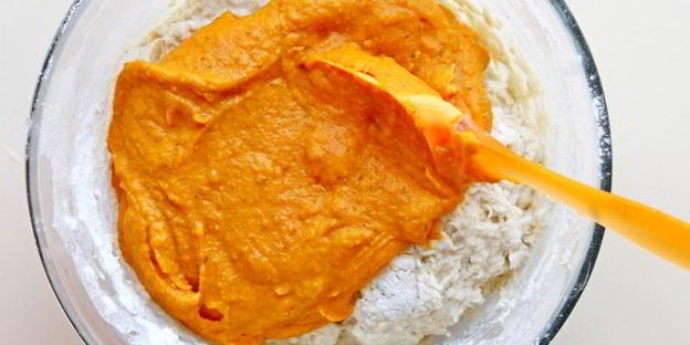 тыквенные булочки с чесноком и тимьяном