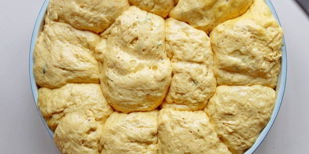 тыквенные булочки с чесноком и тимьяном