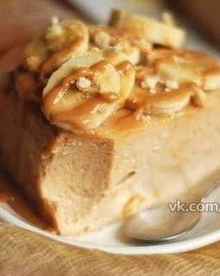 Банановый чизкейк без теста