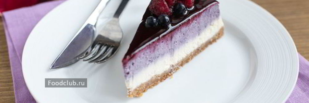 Черничный чизкейк