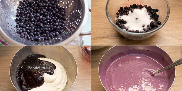 черничный чизкейк