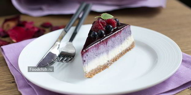 черничный чизкейк