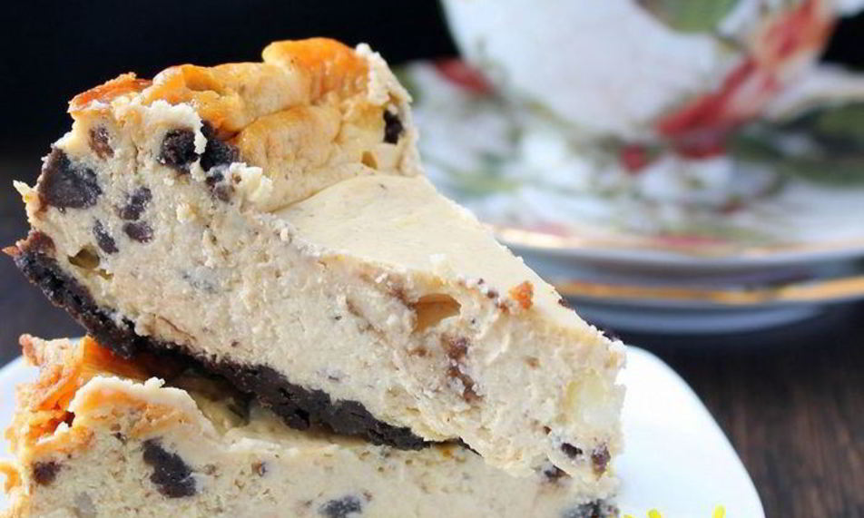 Рецепт чизкейка из ряженки с печеньем