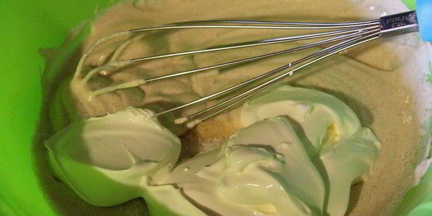 чизкейк из ряженки с печеньем