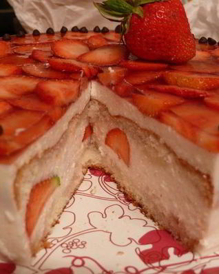 Чизкейк Клубничный ICE