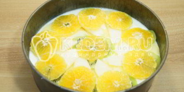 чизкейк с фруктами