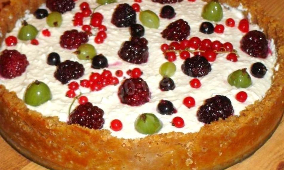 Рецепт чизкейка с летними ягодами