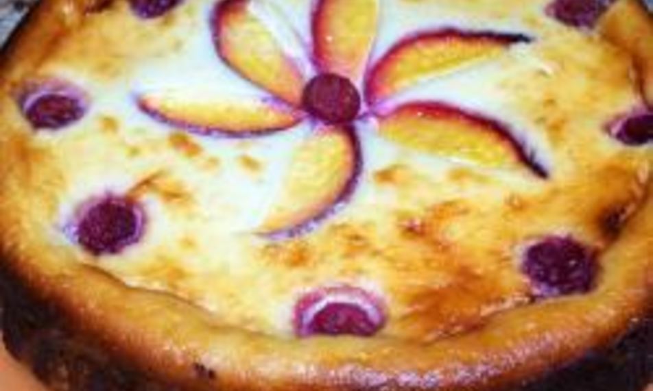 Рецепт чизкейка с сушеной вишней