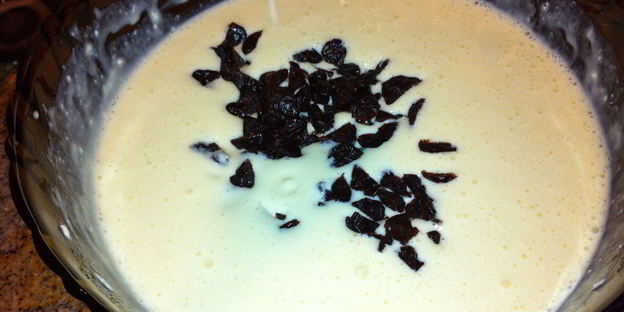 чизкейк с сушеной вишней