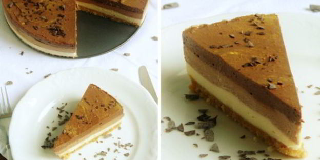 чизкейк три шоколада