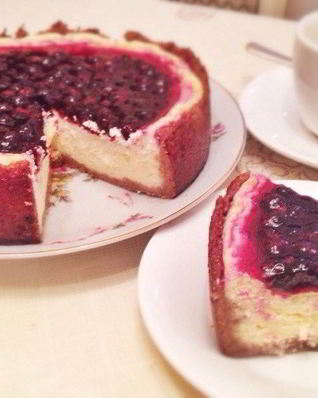 Диетический чизкейк с топпингом