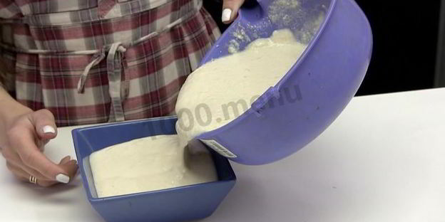 фитнес чизкейк с творогом, какао, бананами и овсянкой