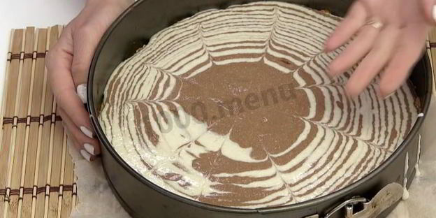 фитнес чизкейк с творогом, какао, бананами и овсянкой