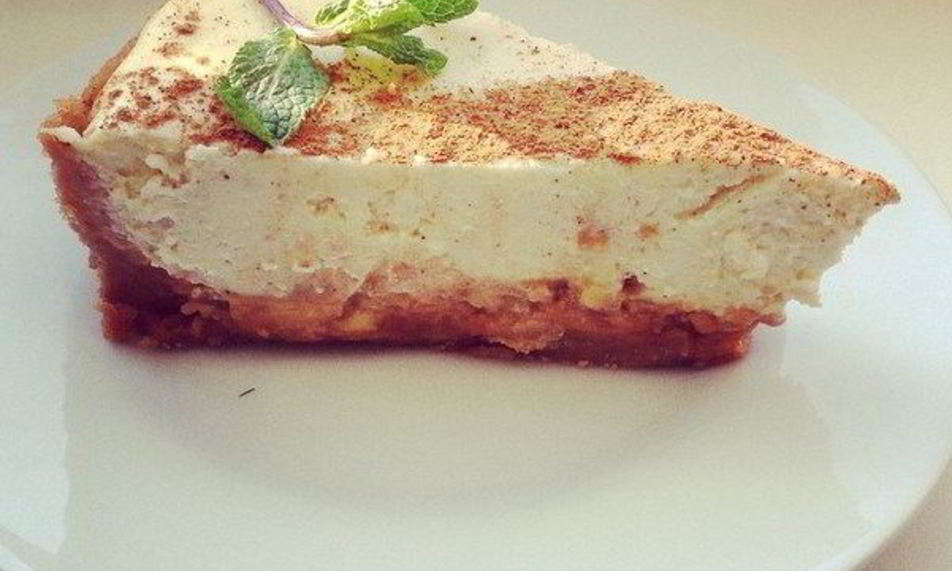 Рецепт карамельно-яблочного чизкейк