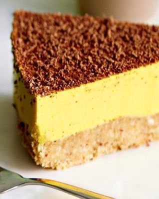 Холодный чизкейк с тыквой