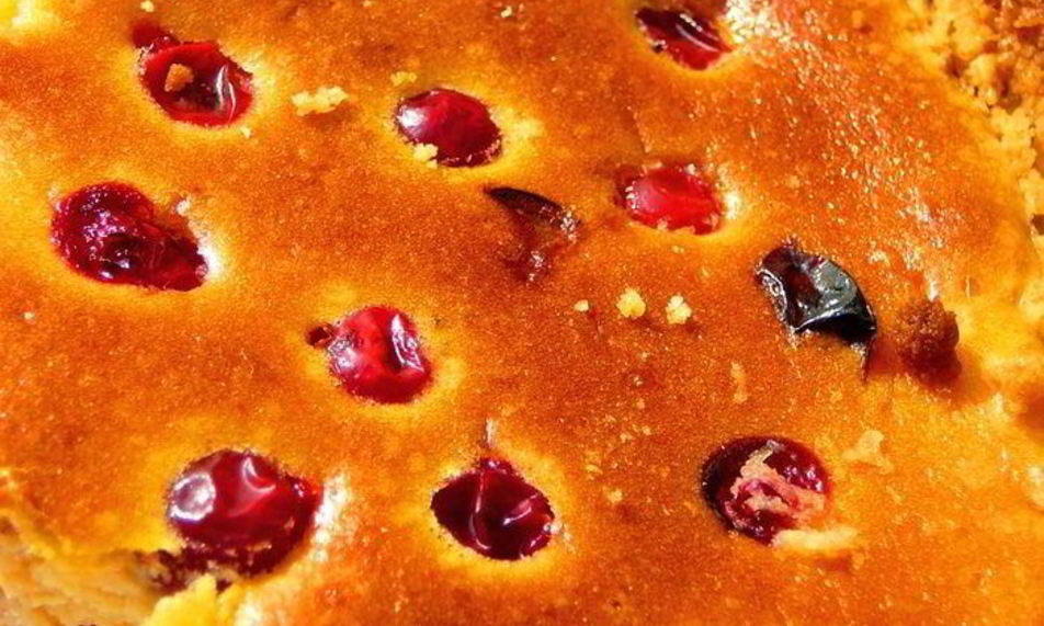 Рецепт клюквенного чизкейка