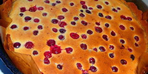 клюквенный чизкейк