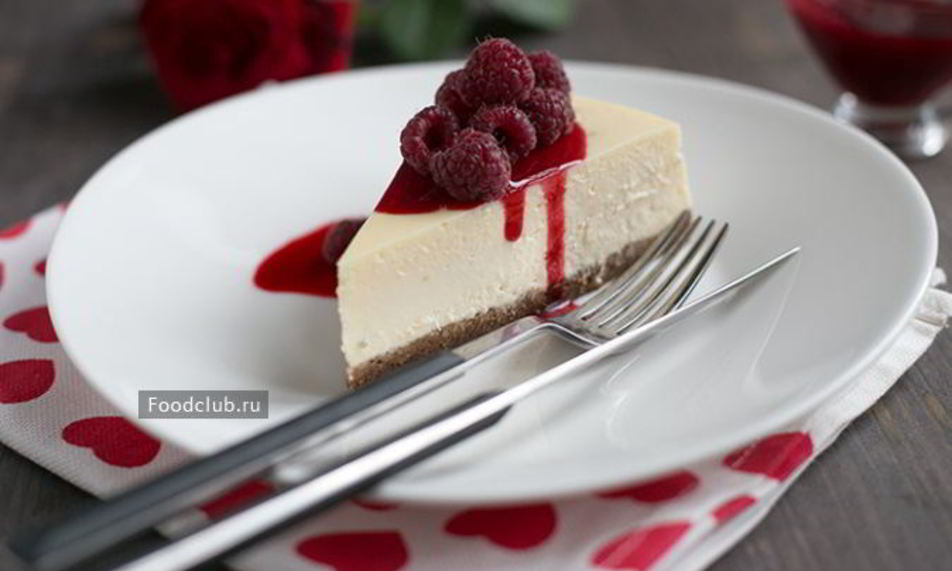 Рецепт лаймового чизкейка с малиновыма соусома