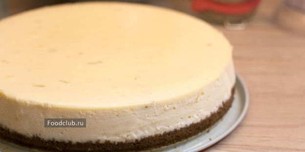 лаймовый чизкейк с малиновым соусом